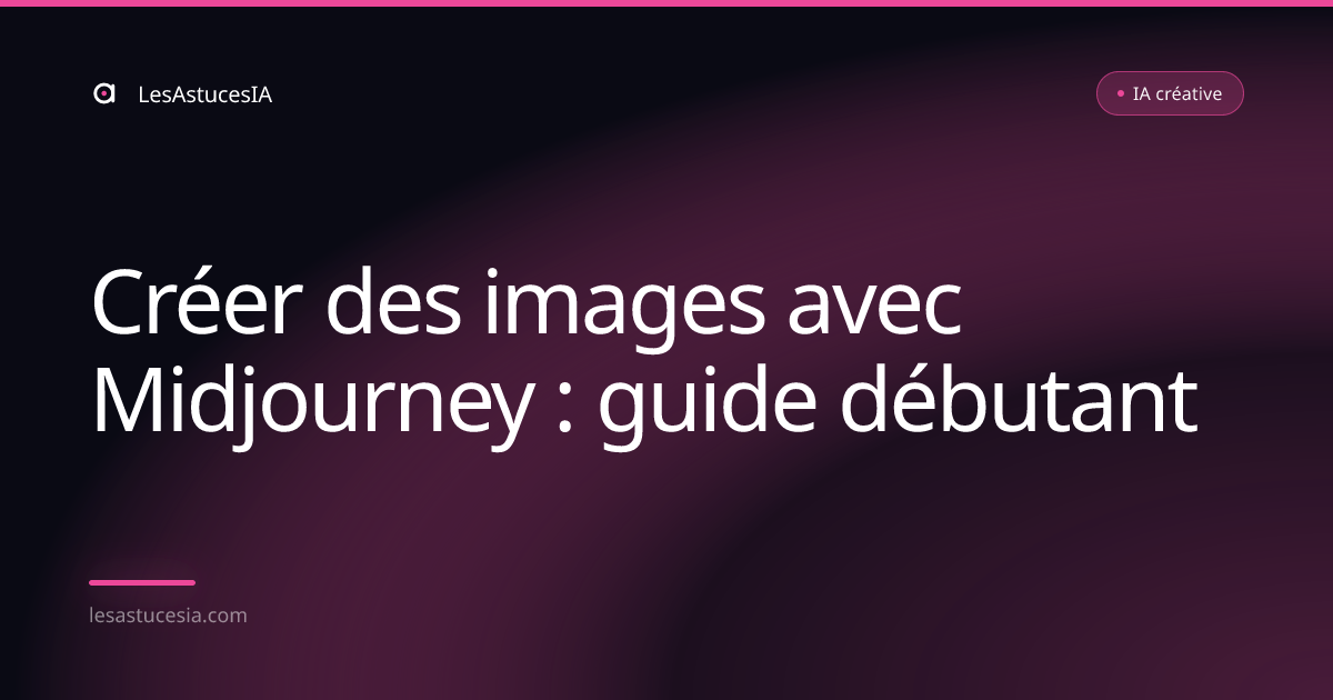 Créer des images avec Midjourney : guide débutant