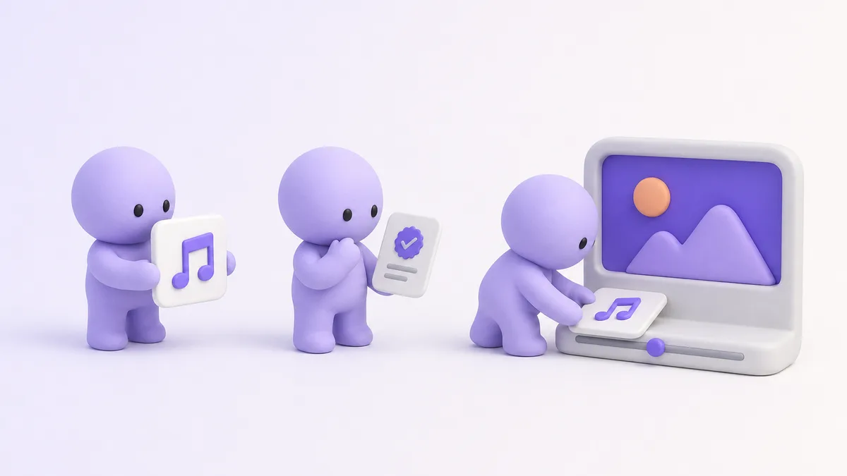 Droits de la musique IA : vérifier la licence tamponnée avant de poser le morceau sur sa vidéo