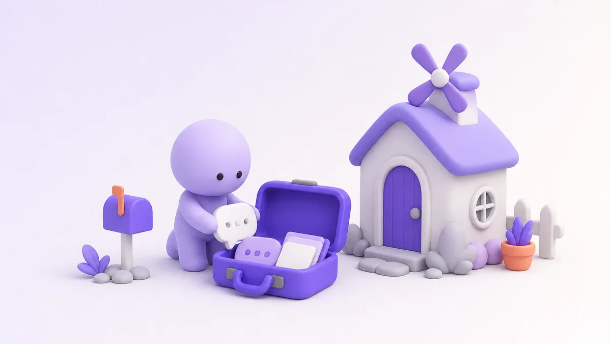Exporter ses données Vibe avant de partir : emballer conversations et notes dans la valise