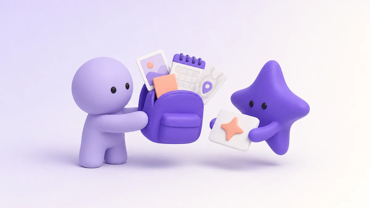 Donner du contexte à Gemini : un sac rempli de photos, notes et dates, et l’assistant rend une réponse sur mesure